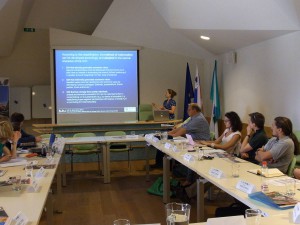 Project meeting in Bovec (Slovenia) in May 2012 (© Cultural Capital Counts)